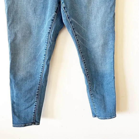 Madewell 9” Midrise Skinny Crop‎ Women’s Size 32 Button Fly Light Wash Stretch - Picture 7 of 10